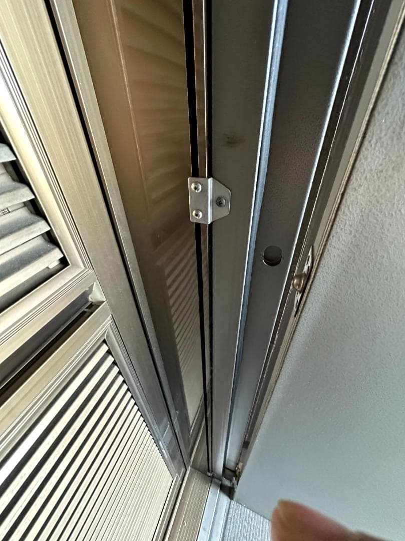 玄関網戸EXCEED TRV 両開き 200×81cm 鍵取説あり