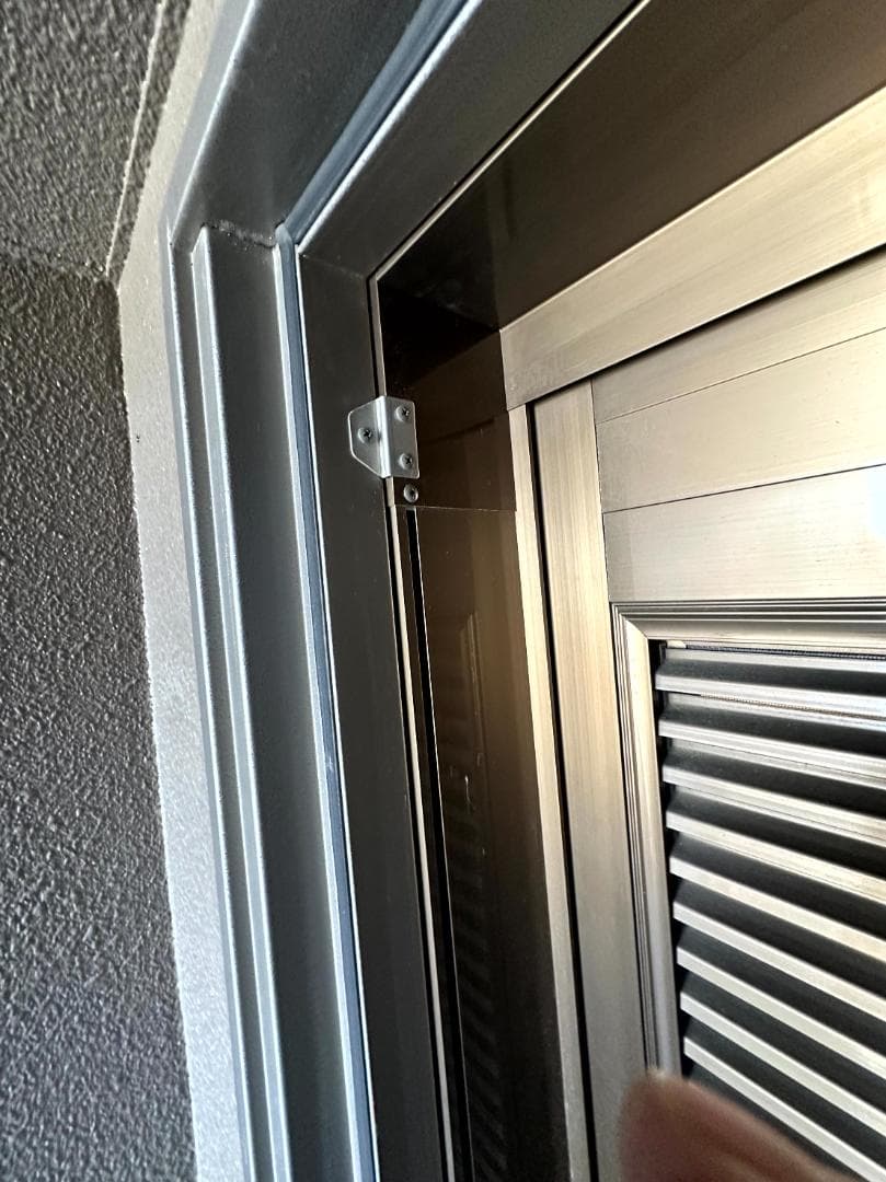 玄関網戸EXCEED TRV 両開き 200×81cm 鍵取説あり