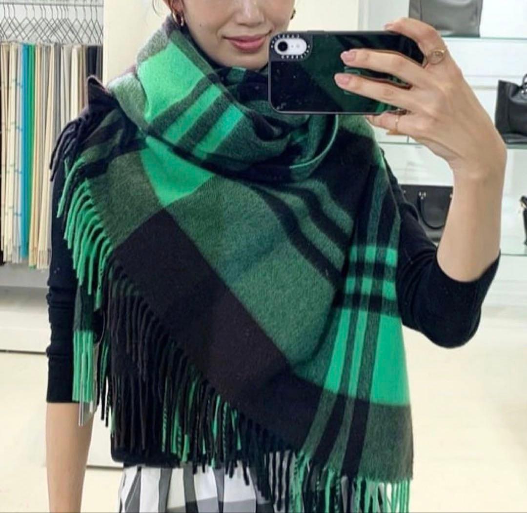 【ユナイテッドアローズ購入】Joshua Ellis カシミヤ100% ストール