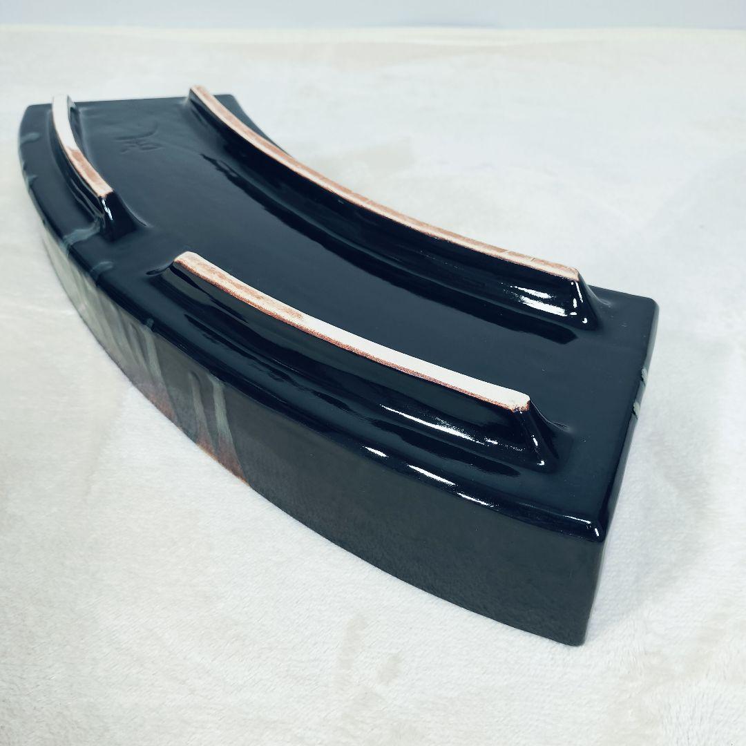 流形水盤花器　扇面水盤　水盤花器　花器　花瓶　水盤　生け花　華道