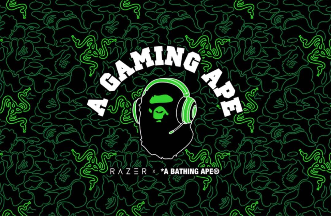 BAPE X RAZER NEON CAMO ISKUR X CHAIR 椅子