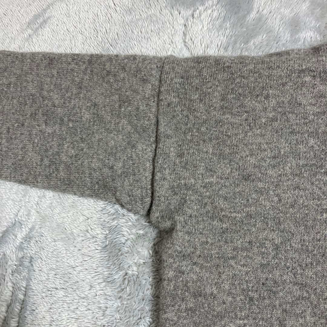 evam eva グレー フード付きニット　エコバッグ付き