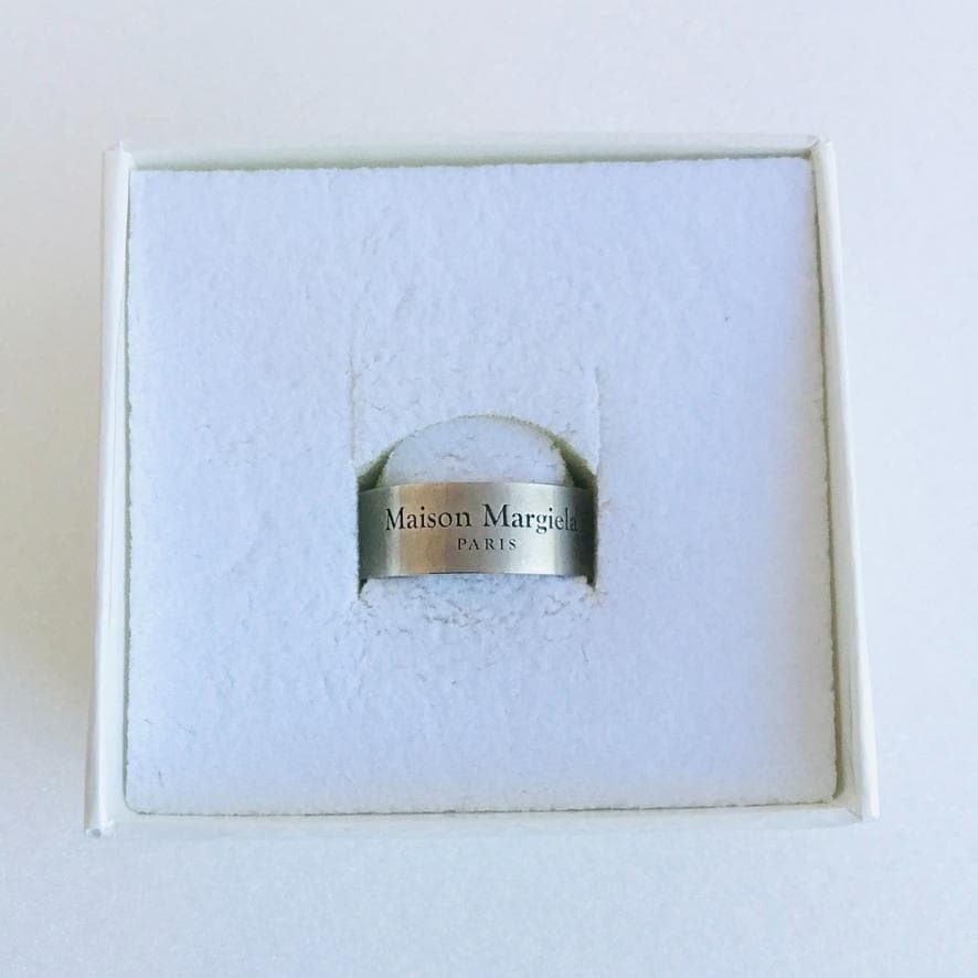 新品 Maison Margiela ロゴ リング メゾン マルジェラ 箱付き