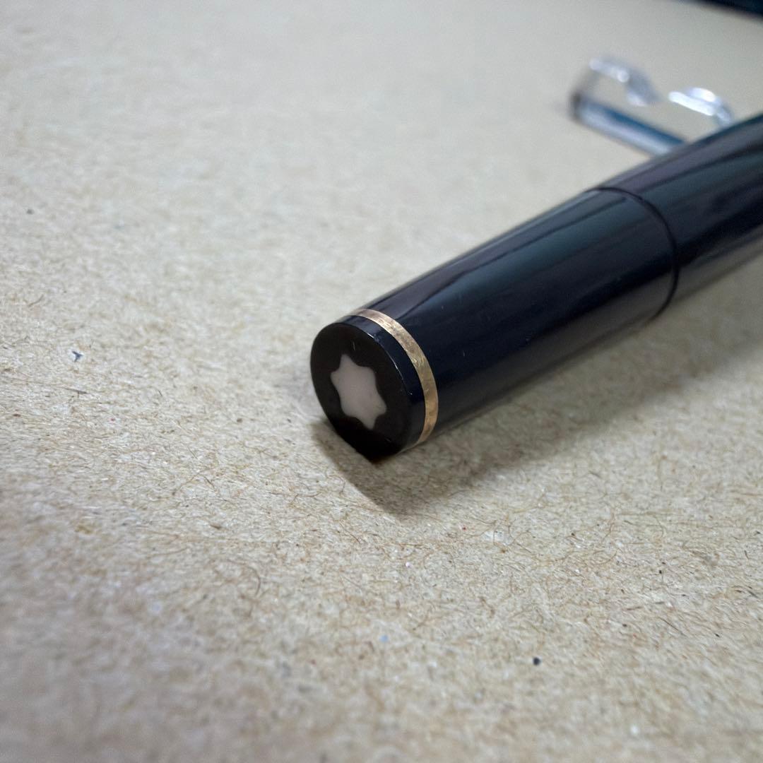 廃盤 MONTBLANC モンブラン No.12 万年筆 グレー 18k 吸引式