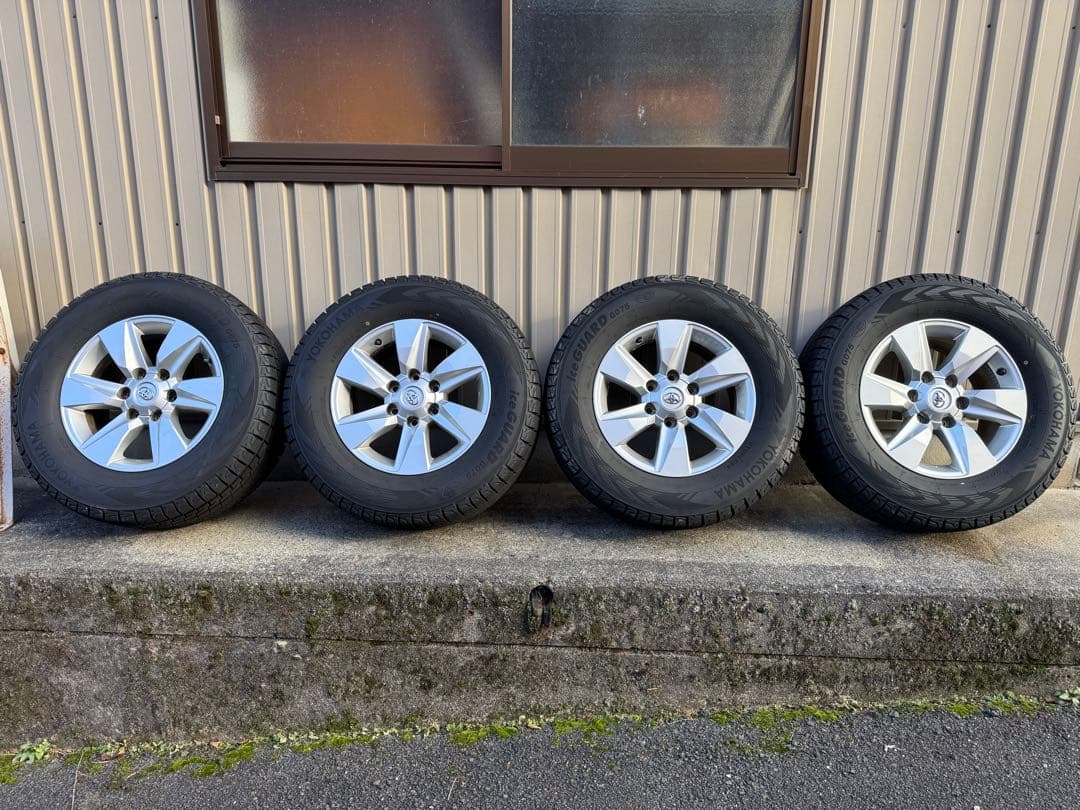 プラド150後期純正ホイール ヨコハマ265/65R17スタッドレスセット