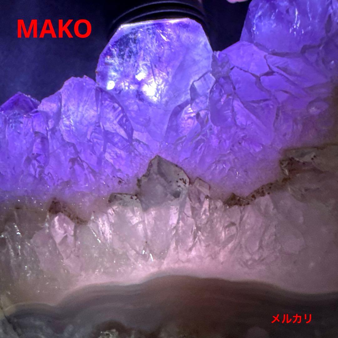 M1682☆アメジストクラスター1.6Kg☆天然石　原石☆N50416-A