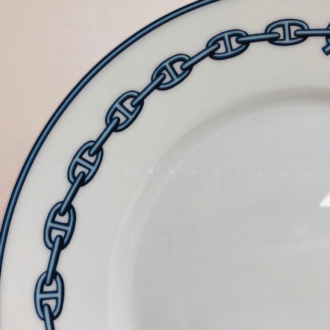 HERMES エルメス　ラウンドプレート　シェーヌダンクル 27cm ②