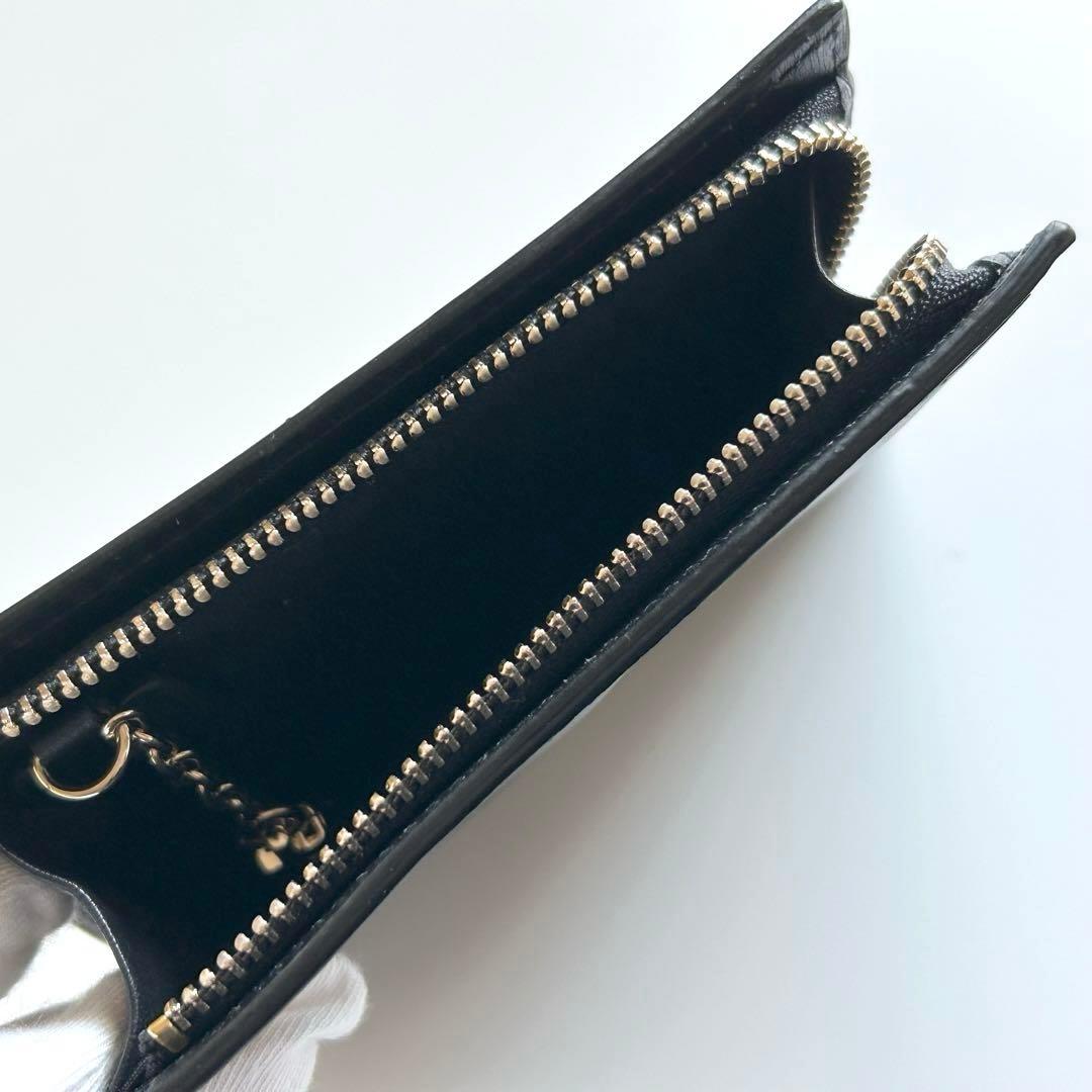 Paul Smith ケース カードケース キーリング付 ブラック レザー