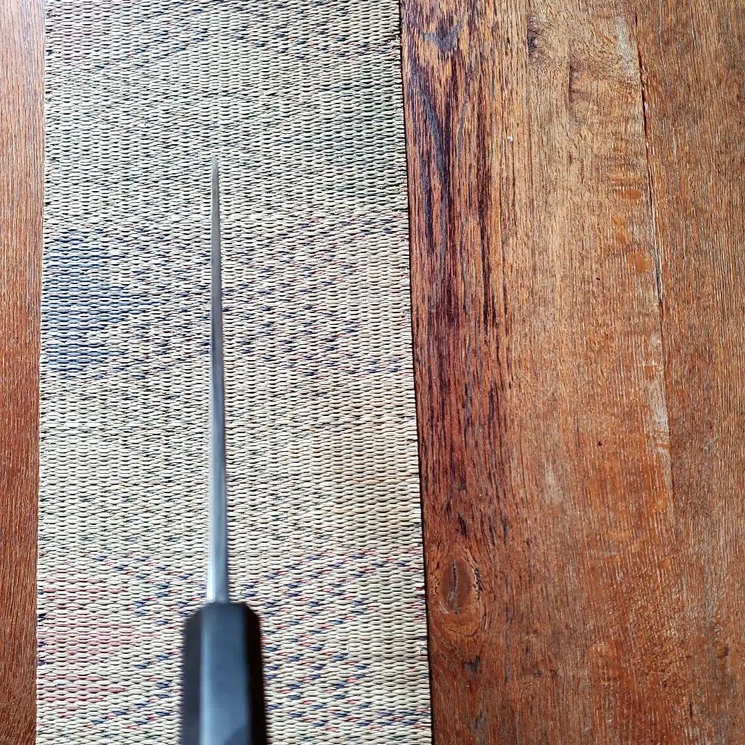 有次　柳刄包丁　純日本鋼　本焼　紫檀柄　刃渡り258㎜