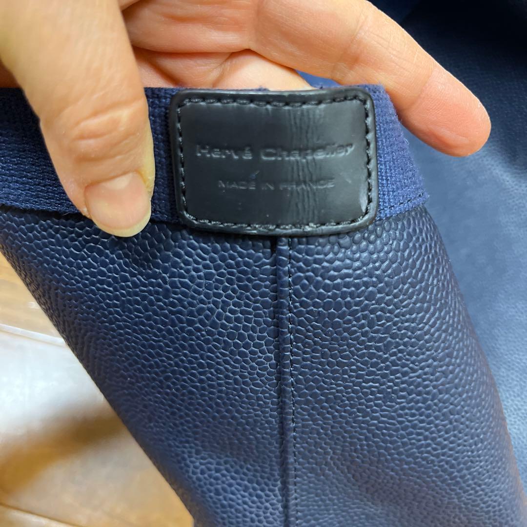 エルベシャプリエ Herve Chapelier ネイビー×ネイビー　値下げ中