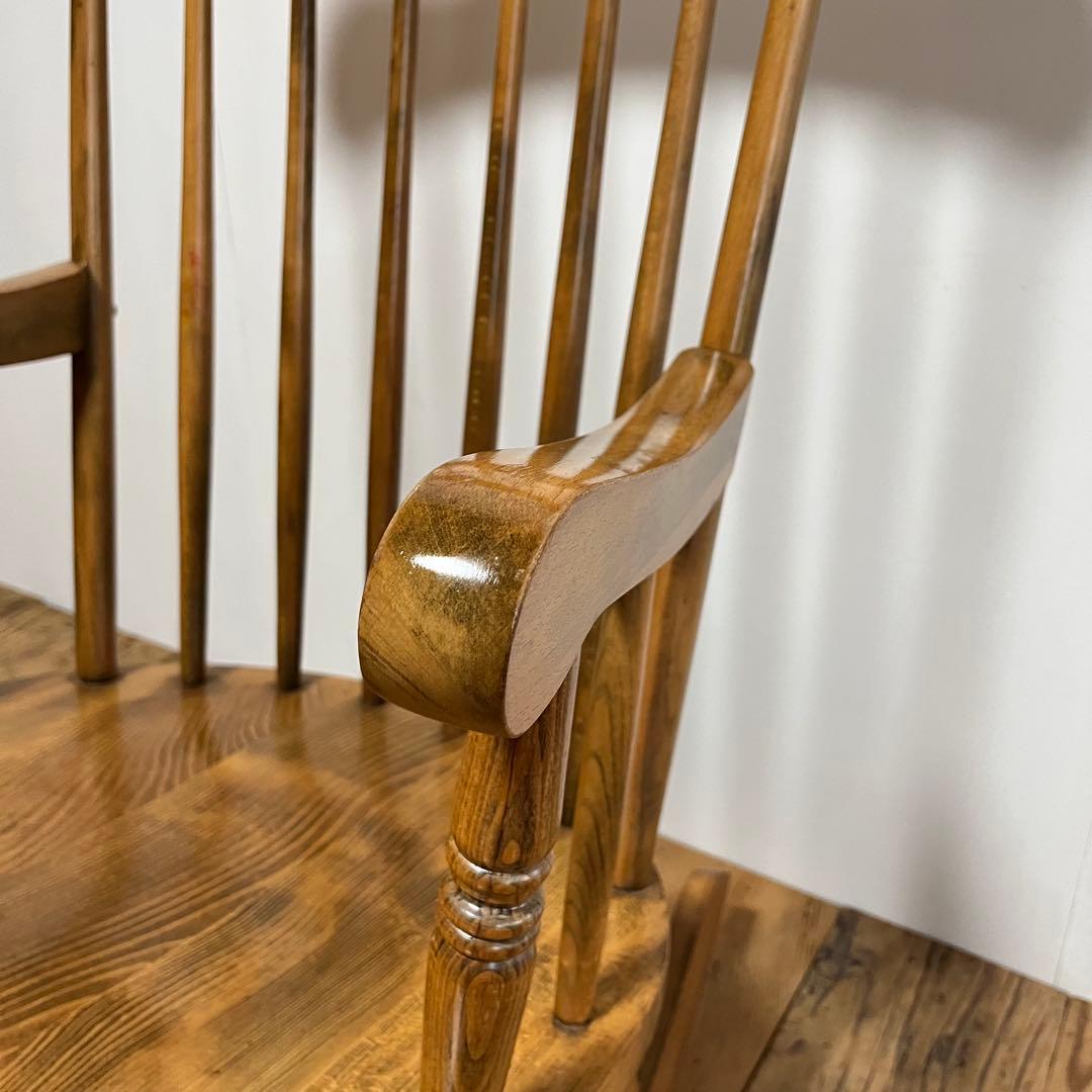 アンティーク ロッキングチェア 木製 北欧 レトロ z722