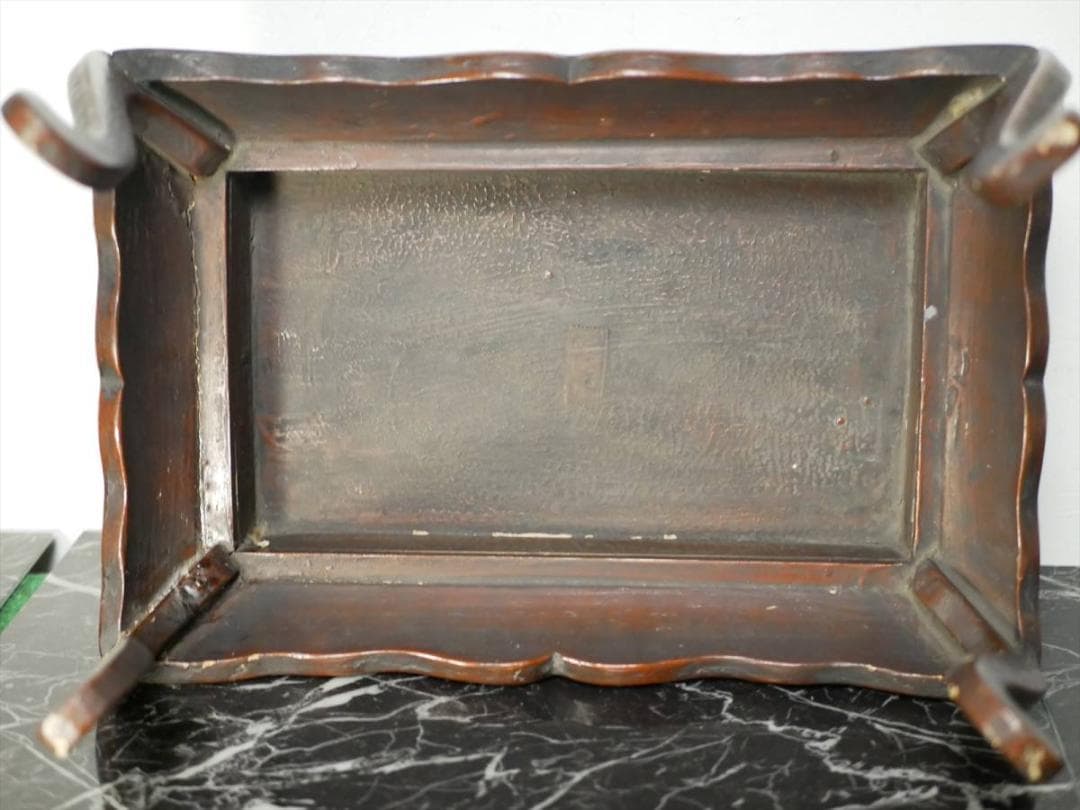 限定値下　収集品　歴史ある寺院からの整理品　経机　螺鈿　蒔絵　3014