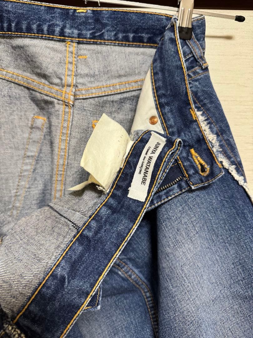 JUNYA WATANABE アシンメトリックデニムスカート