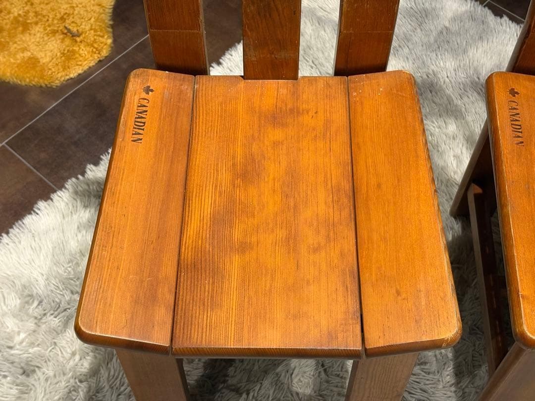 CANADIAN カナディアンダイニングチェア　リビングチェア　ビンテージ　nZ