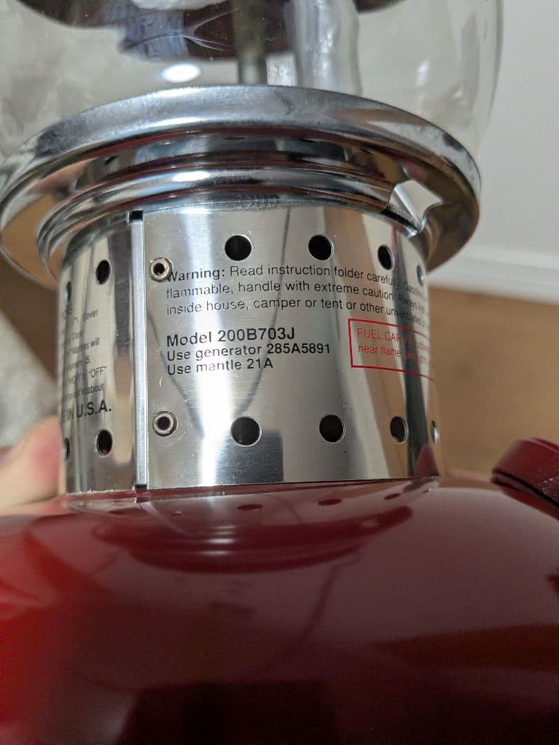 コールマン　Classicランタン　200B　専用ケース付　動作確認済み