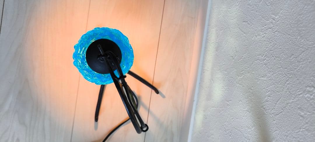 【専用】琉球硝子　スタンドライト　清涼ブルー　インテリア　お洒落　可愛い