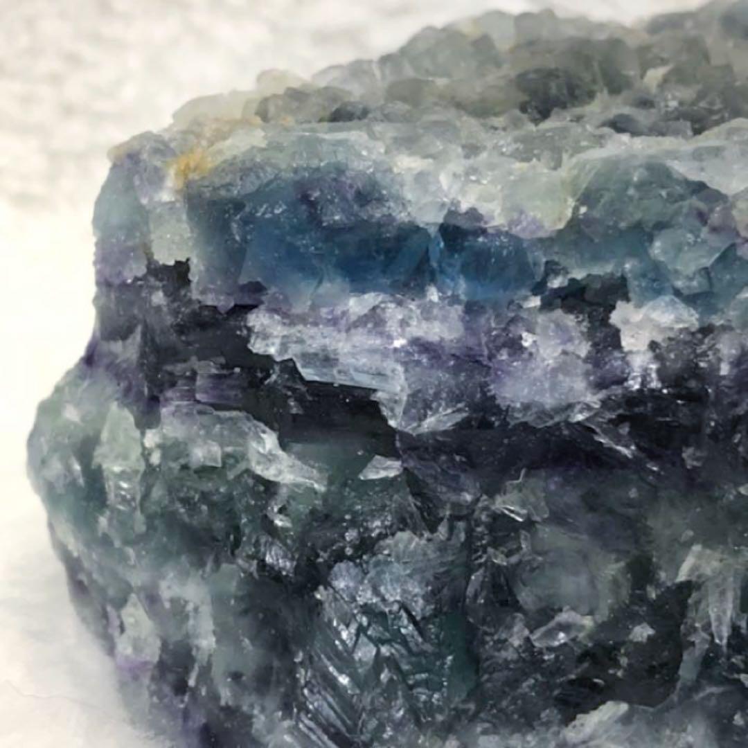 ☆ 綺麗！エンジェルフェザーフローライト(蛍石) 原石　1Kg パワーストーン！