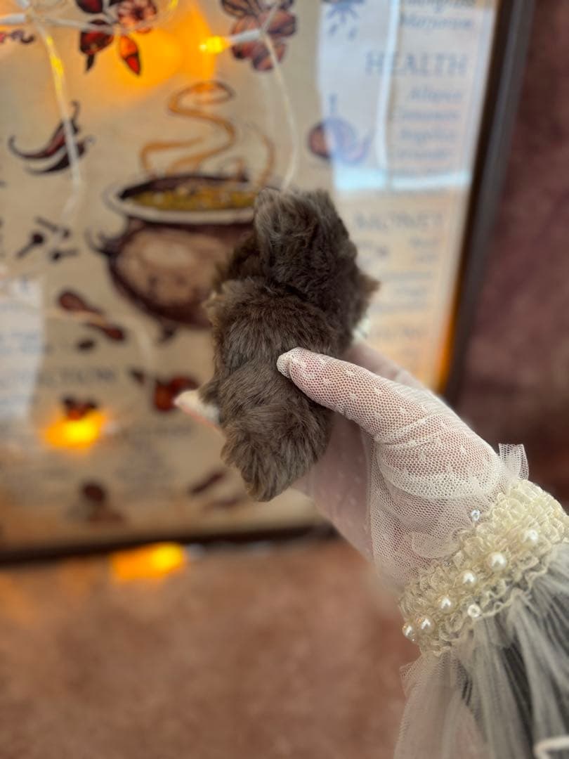 アートドール　ツノ羊幻獣43 羊毛フェルト