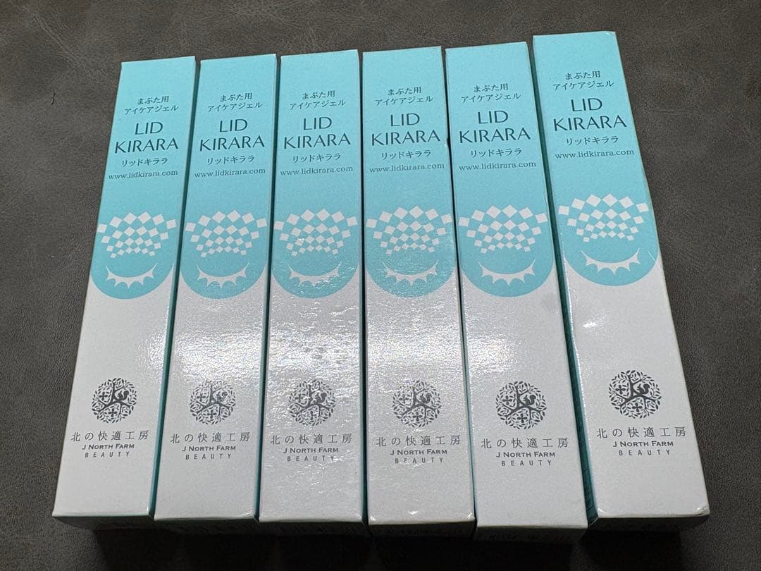 LID KIRARA リッドキララ　まぶた用アイケアジェル6本セット