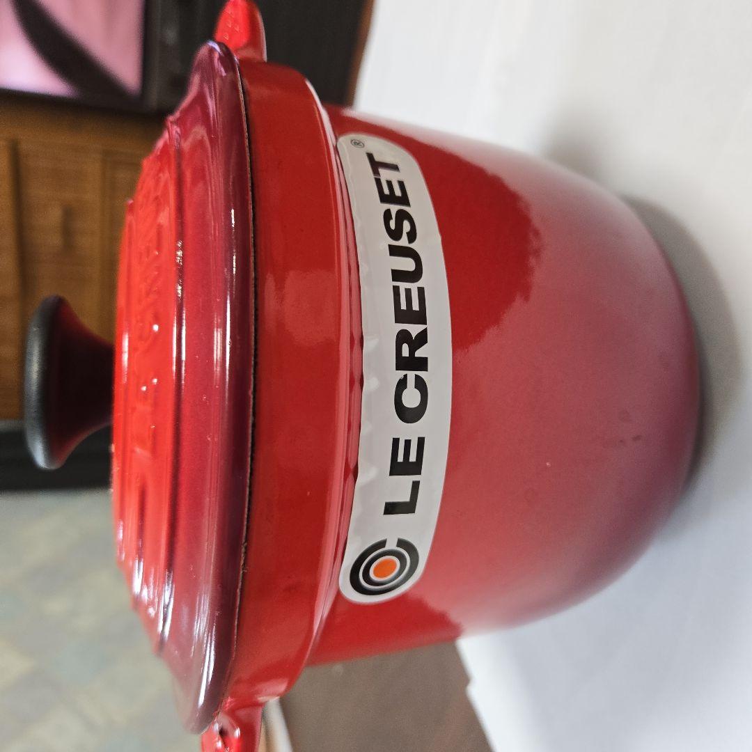 LE CREUSET 両手鍋 レッド 約18cm