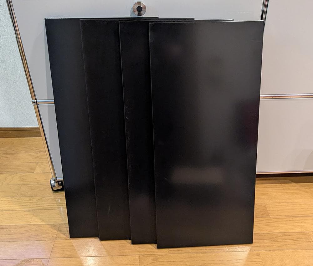 USMハラー用パーツ パネル 板 73x33cm 部品 パーツ ブラック 4枚