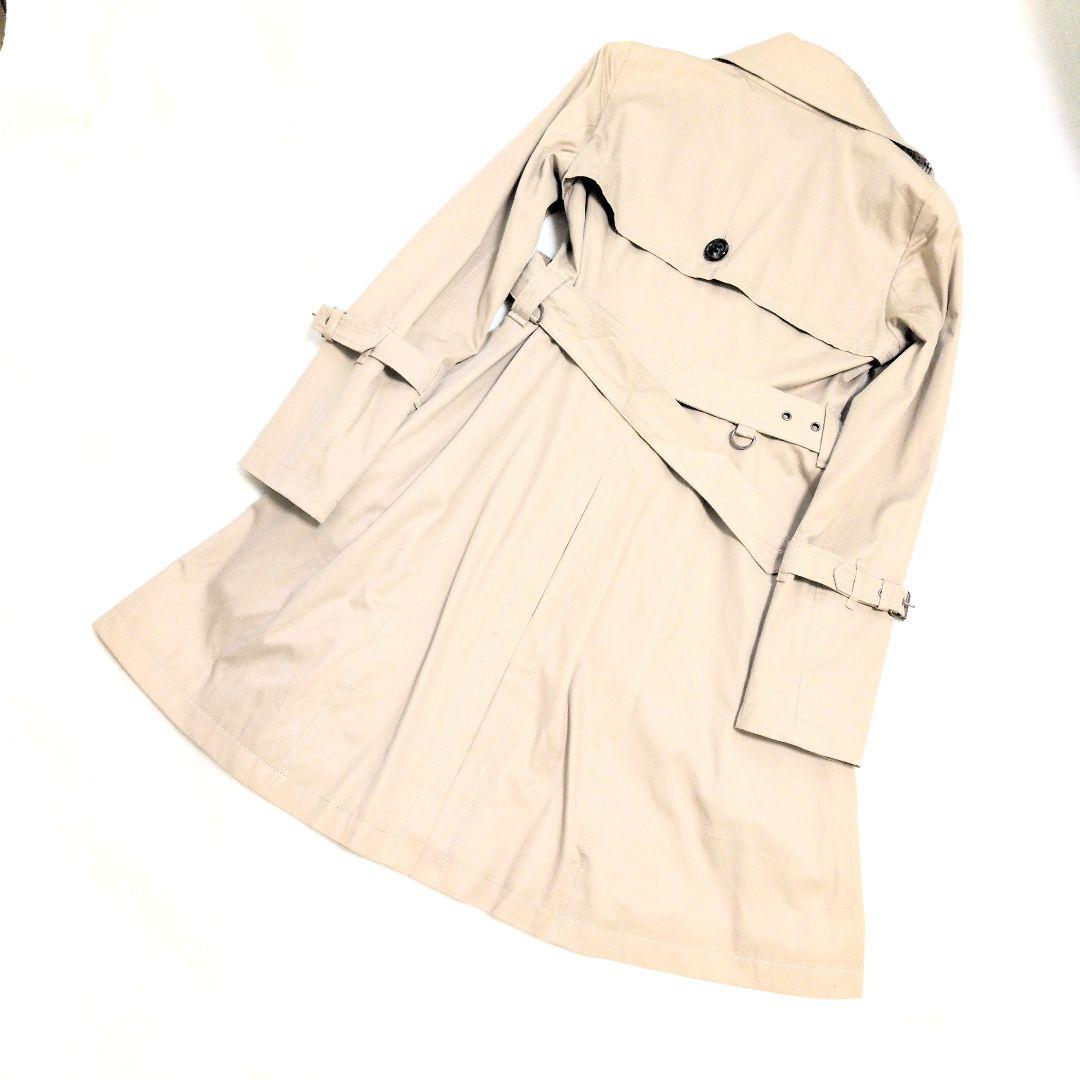 BURBERRY BLUE LABEL ノバチェック ライナー付き ベージュS