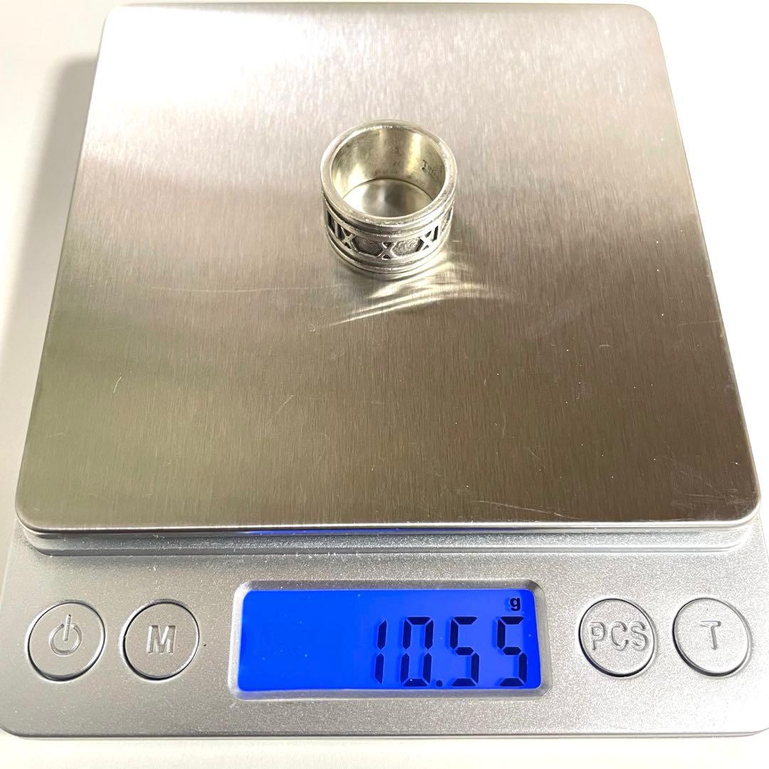 『TIFFANY&Co』11号 ティファニー アトラス ワイド リング 925