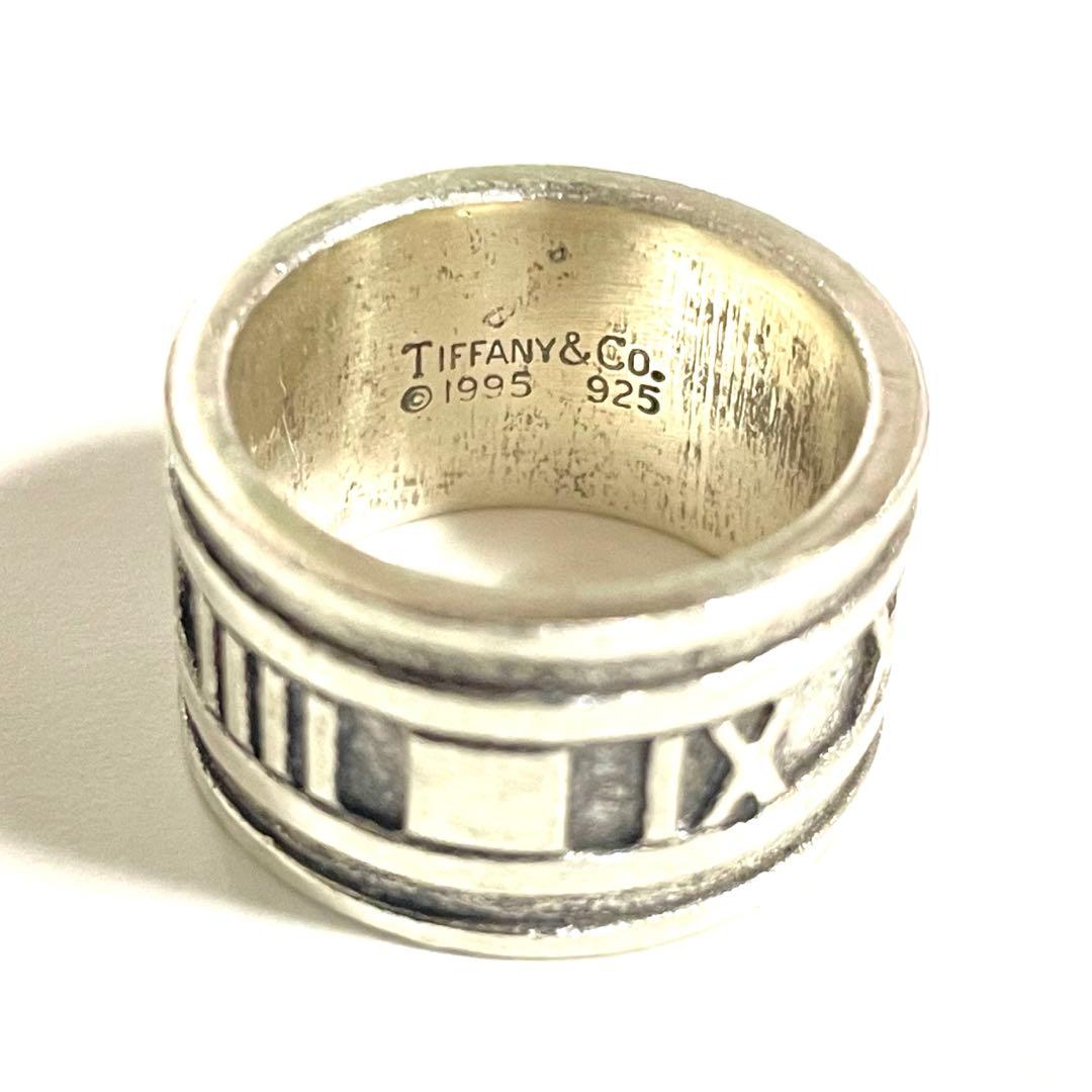 『TIFFANY&Co』11号 ティファニー アトラス ワイド リング 925