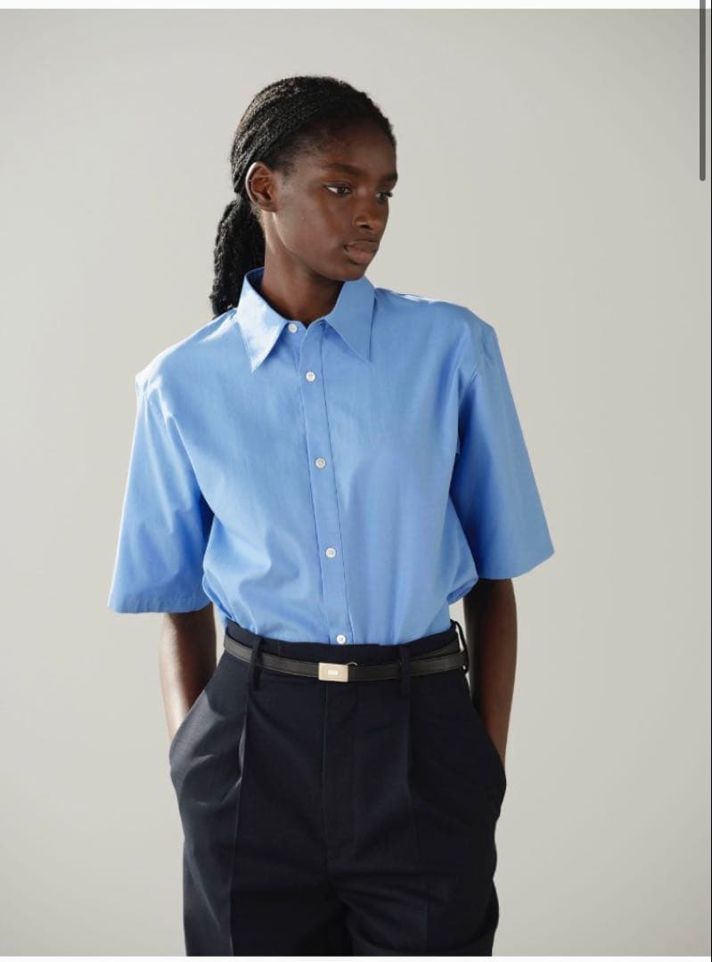 新品未使用AURALEE WASHED FINX TWILL SHIRT 1