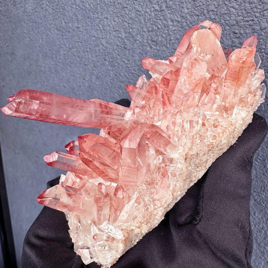 希少❗️高品質❗️超綺麗♡超強いパワー ピンク ヒマラヤ クラスター天然石A1557