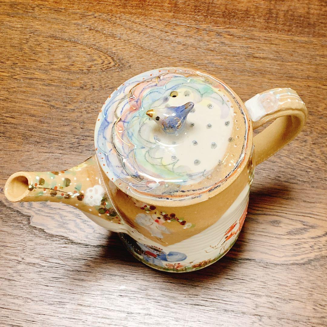 内藤加奈子さん　急須　kakko 象　鳥　ポット　作家　陶器