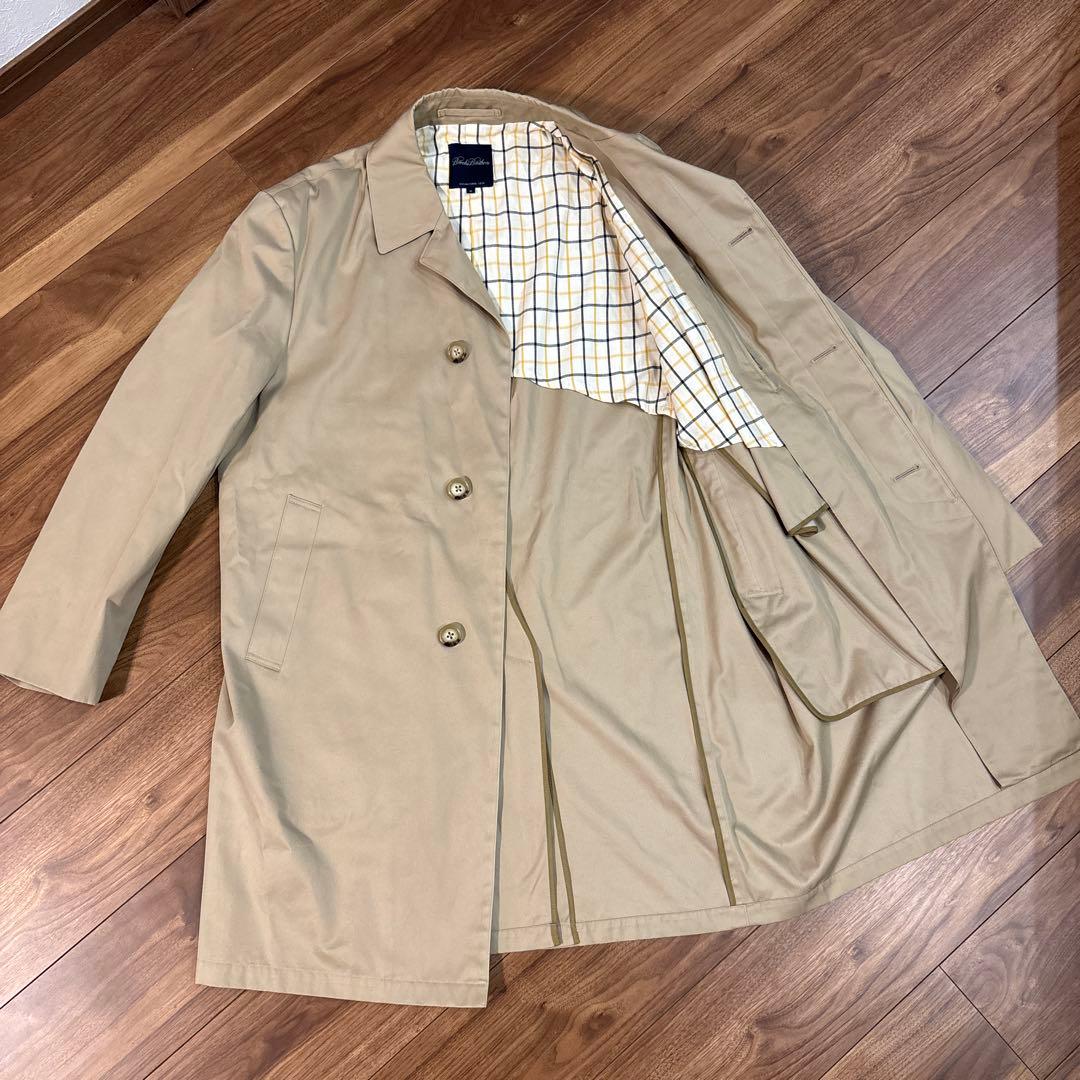 【美品】Brooks Brothers ステンカラーコート Mサイズ ベージュ