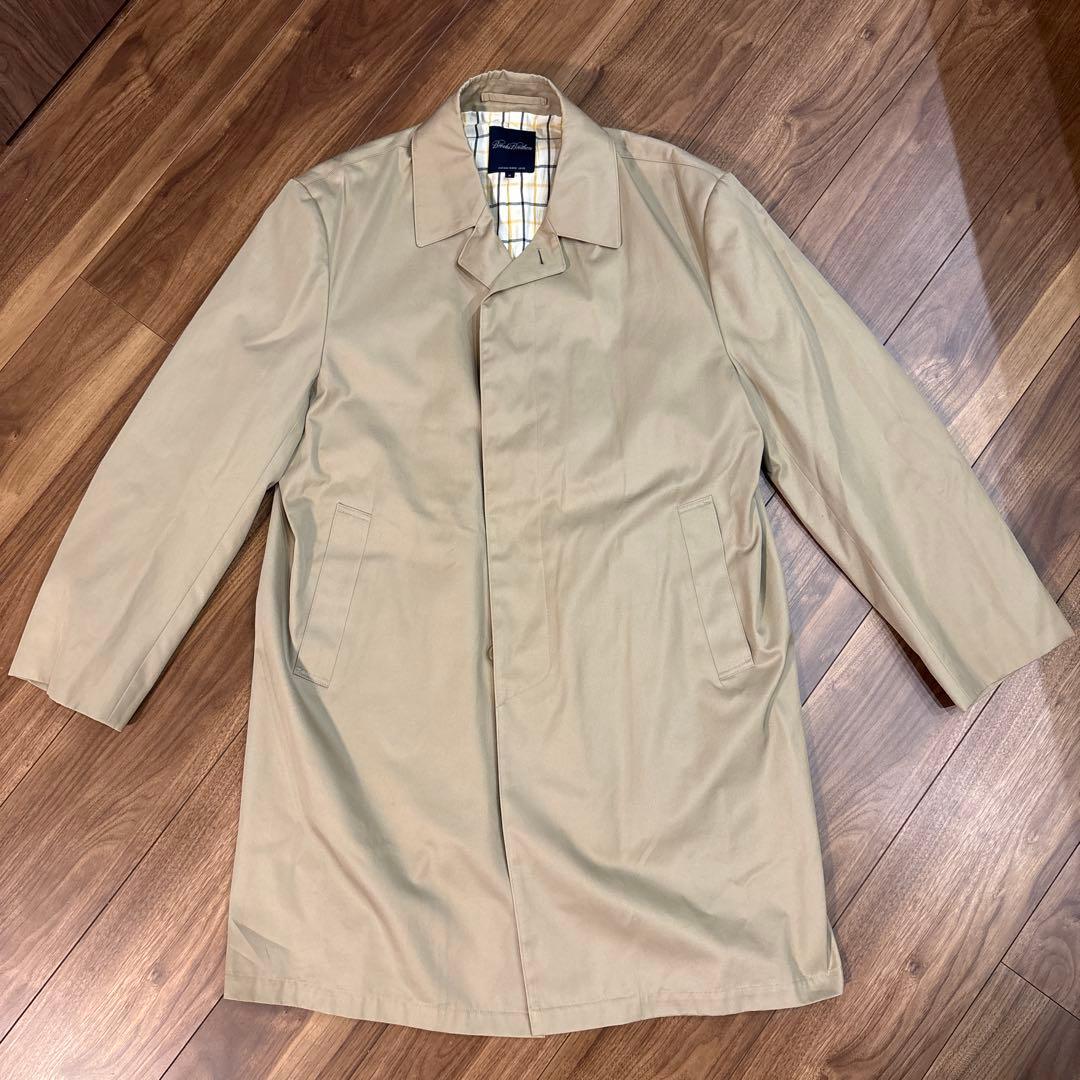 【美品】Brooks Brothers ステンカラーコート Mサイズ ベージュ