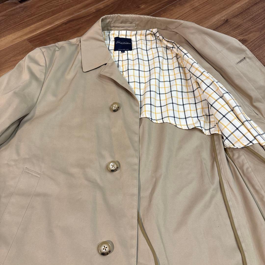 【美品】Brooks Brothers ステンカラーコート Mサイズ ベージュ
