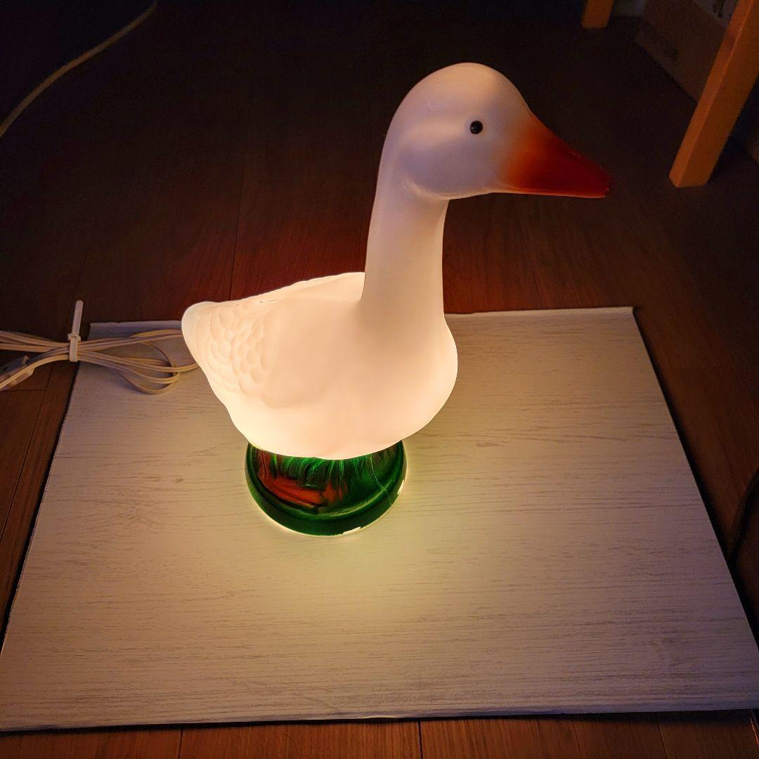 レトロ　アンティーク　アヒルのライト　照明　年代　ヴィンテージ　昭和