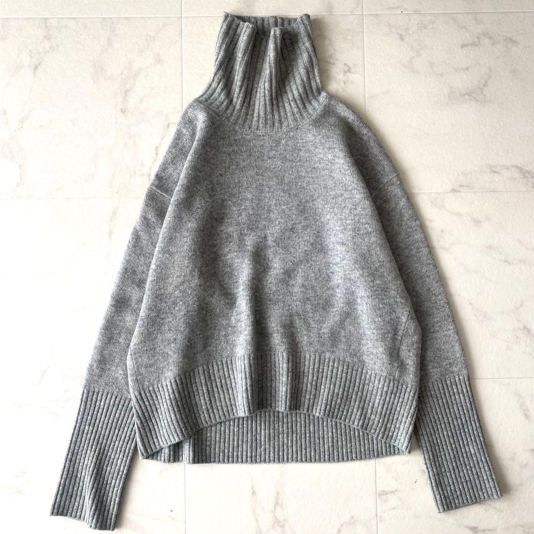 極美品☆エストネーション 柔らか カシミア ハイネックニット タートル