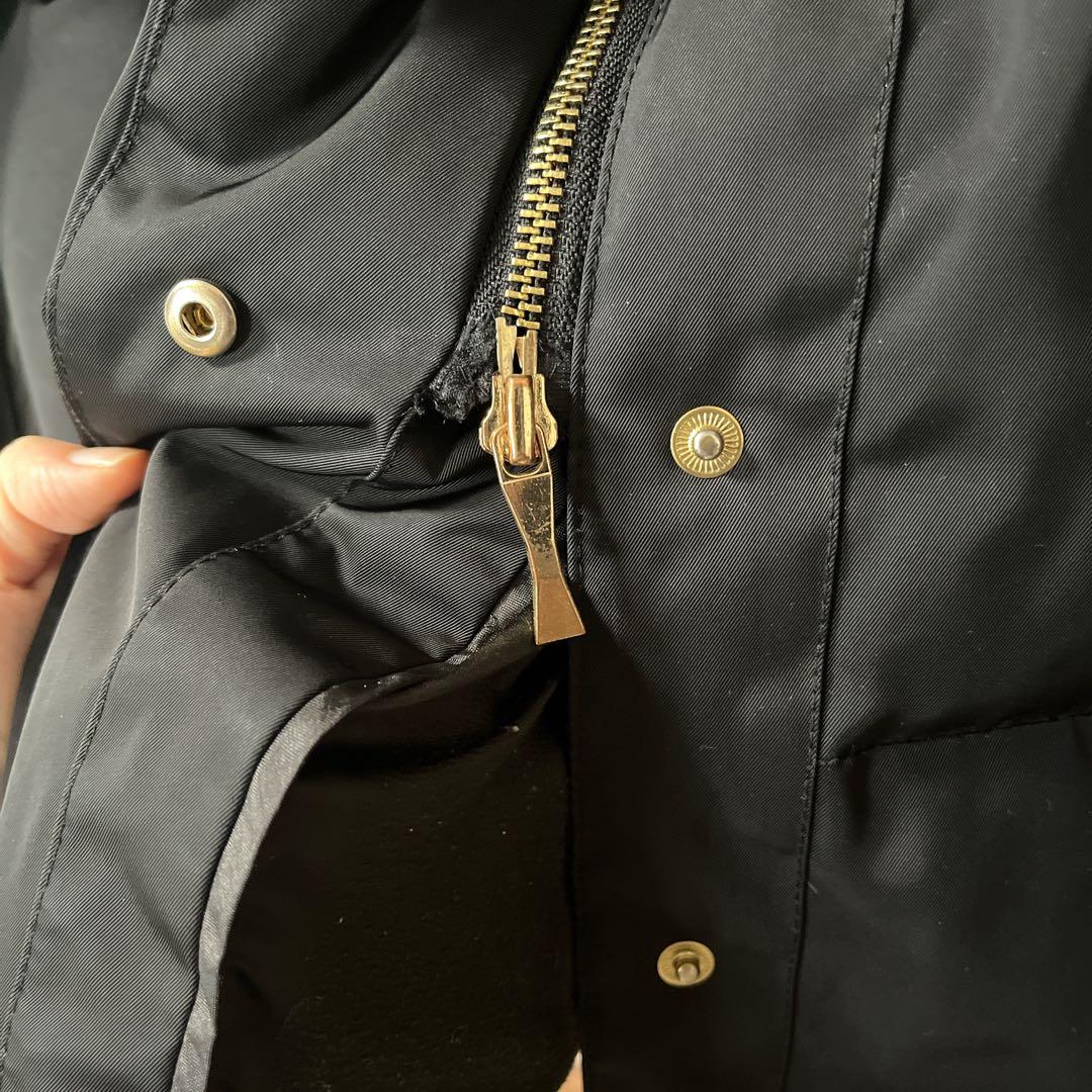 ケイトスペード ロング ダウンコート 黒　S美品