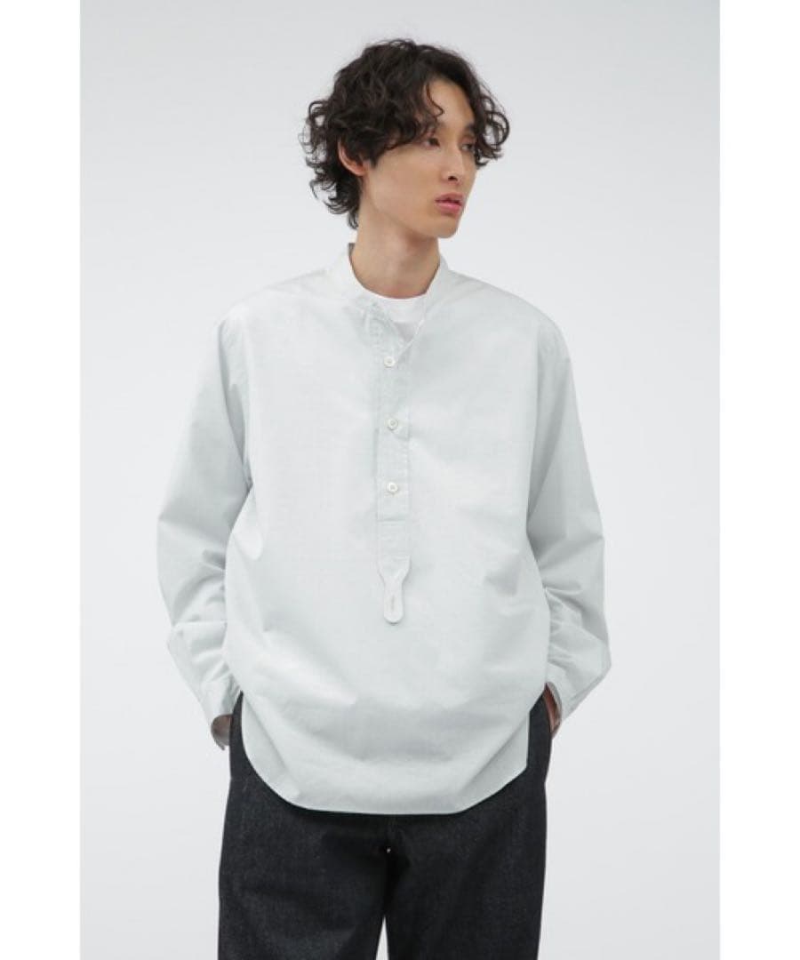 MHL コットンシルク シャツ COTTON SILK END ON END