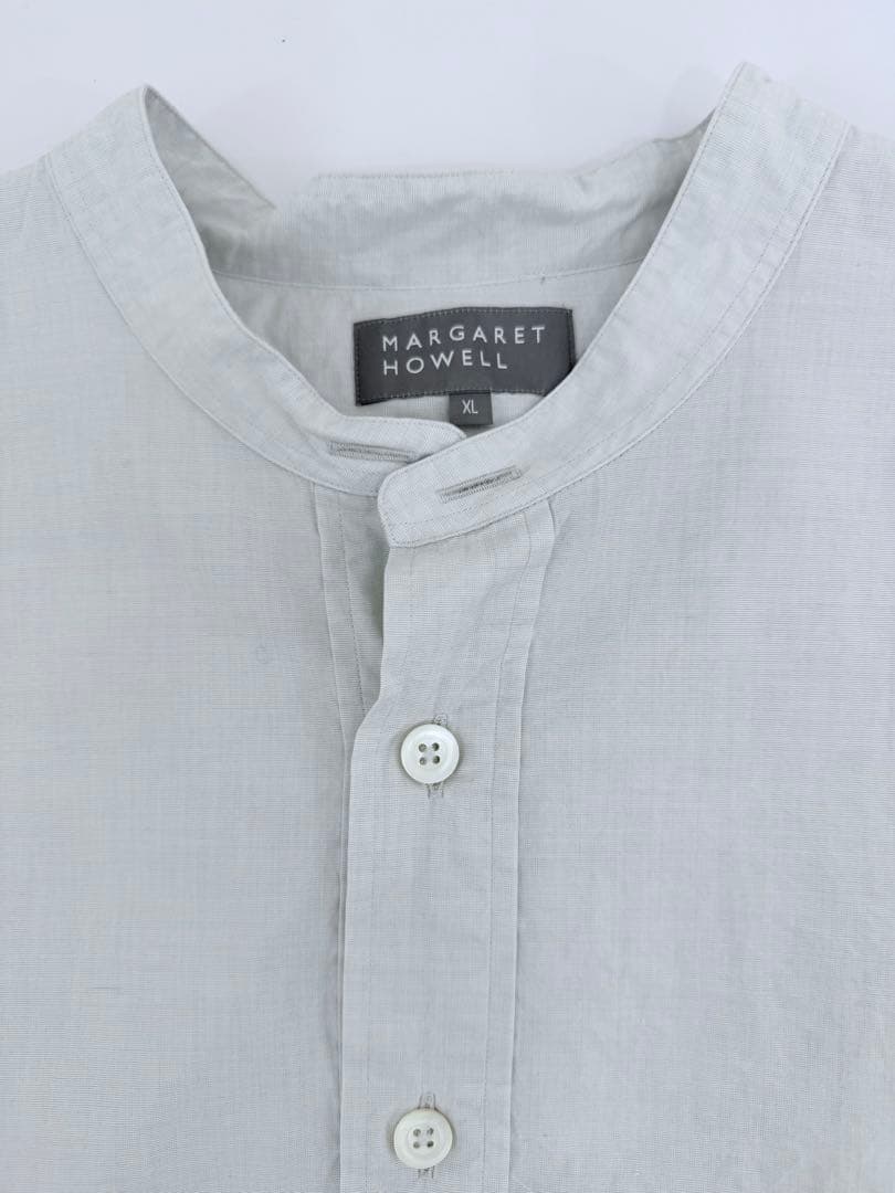 MHL コットンシルク シャツ COTTON SILK END ON END