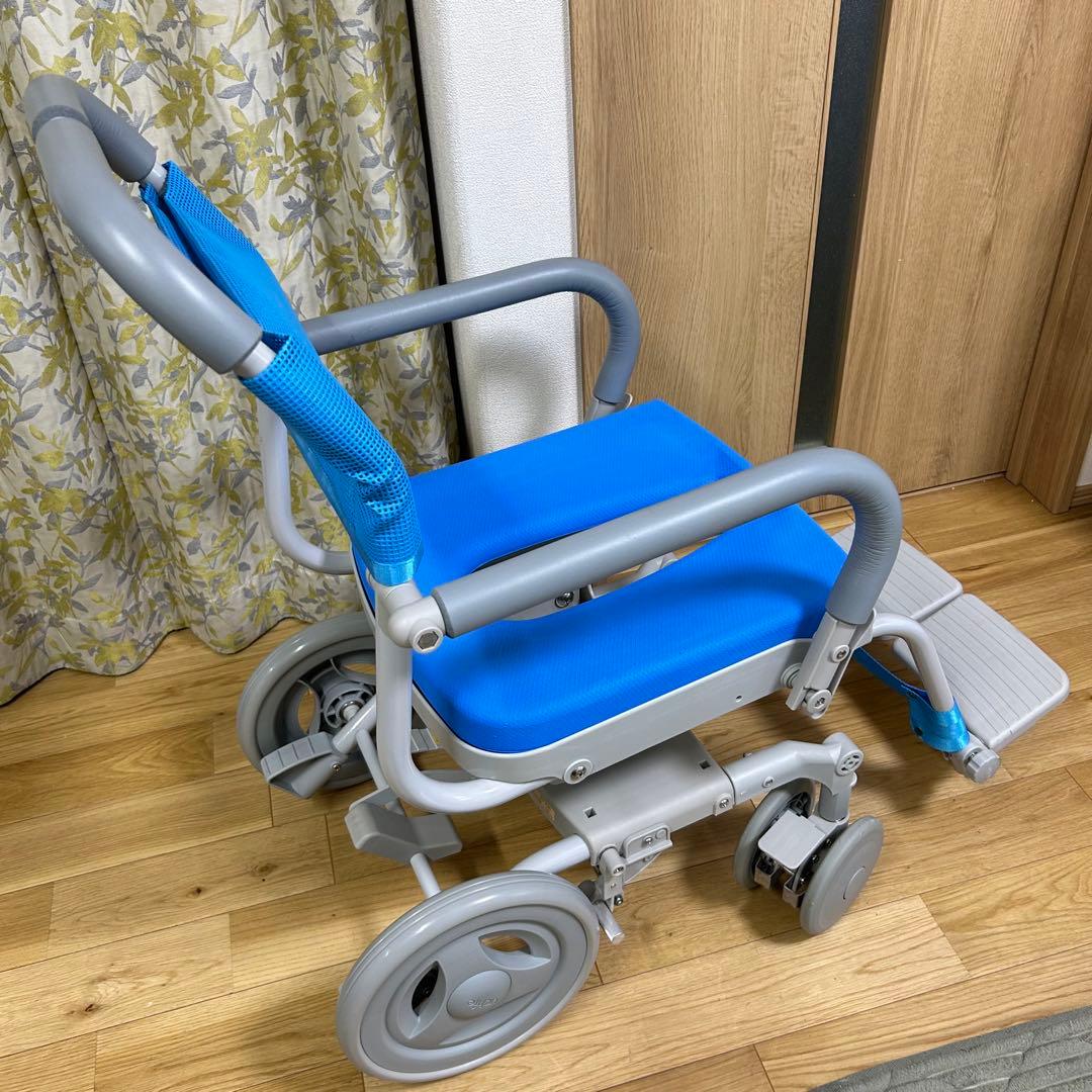 ウチエ　シャワー椅子　くるくるチェアD シャワーキャリー　お風呂　介護