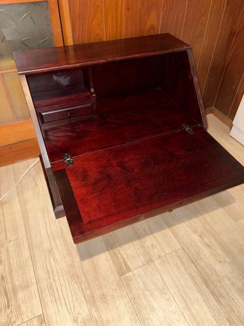 木製ライティングビューロー 九州民藝家具