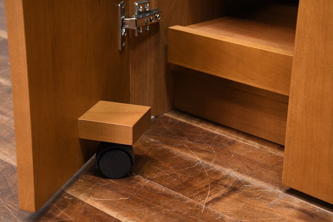 ECK64 堀田木工所 アルダー材 パソコンデスク プリンターラック PCデスク