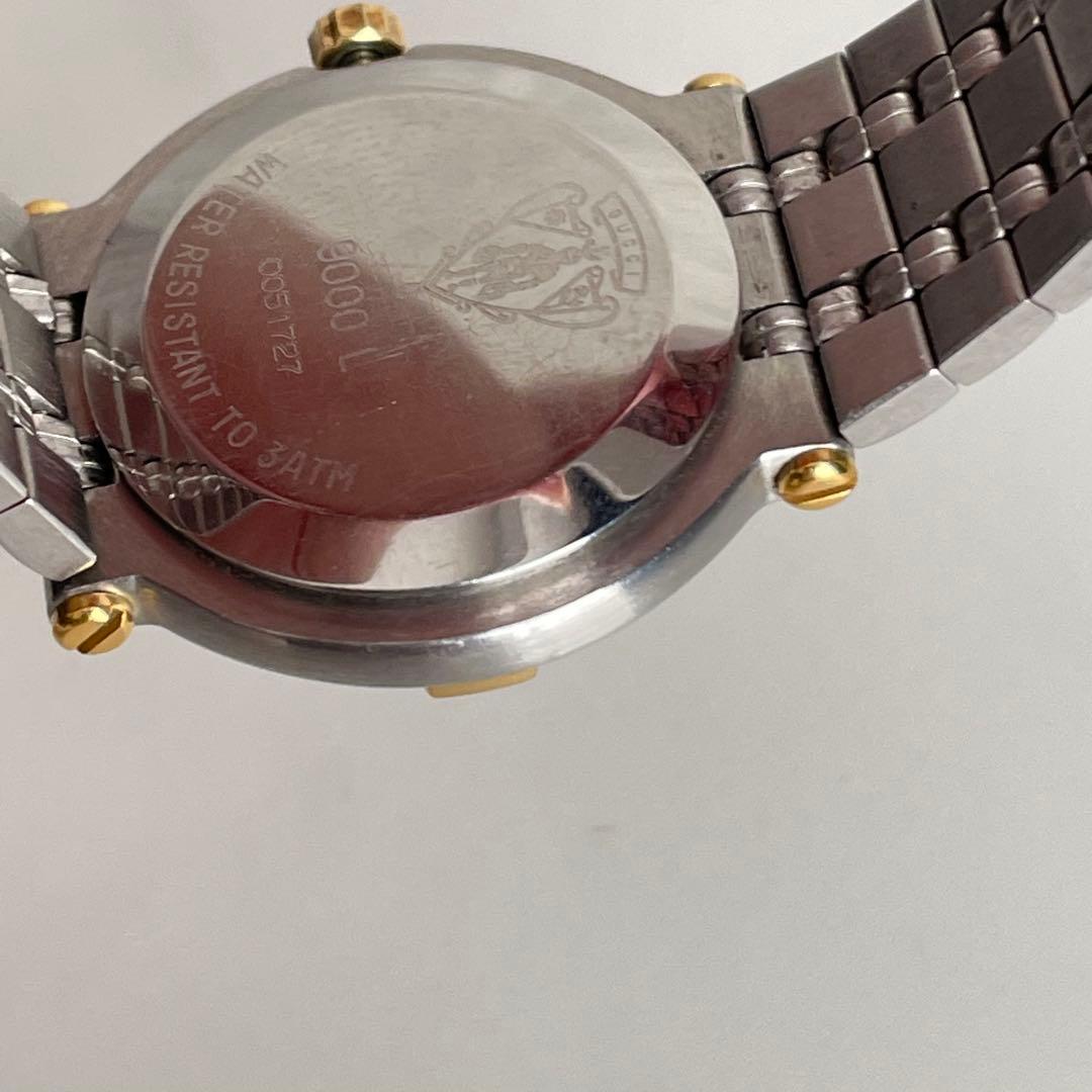 稼動品　美品　GUCCI グッチ　9000L コンビ レディース　GG 腕時計
