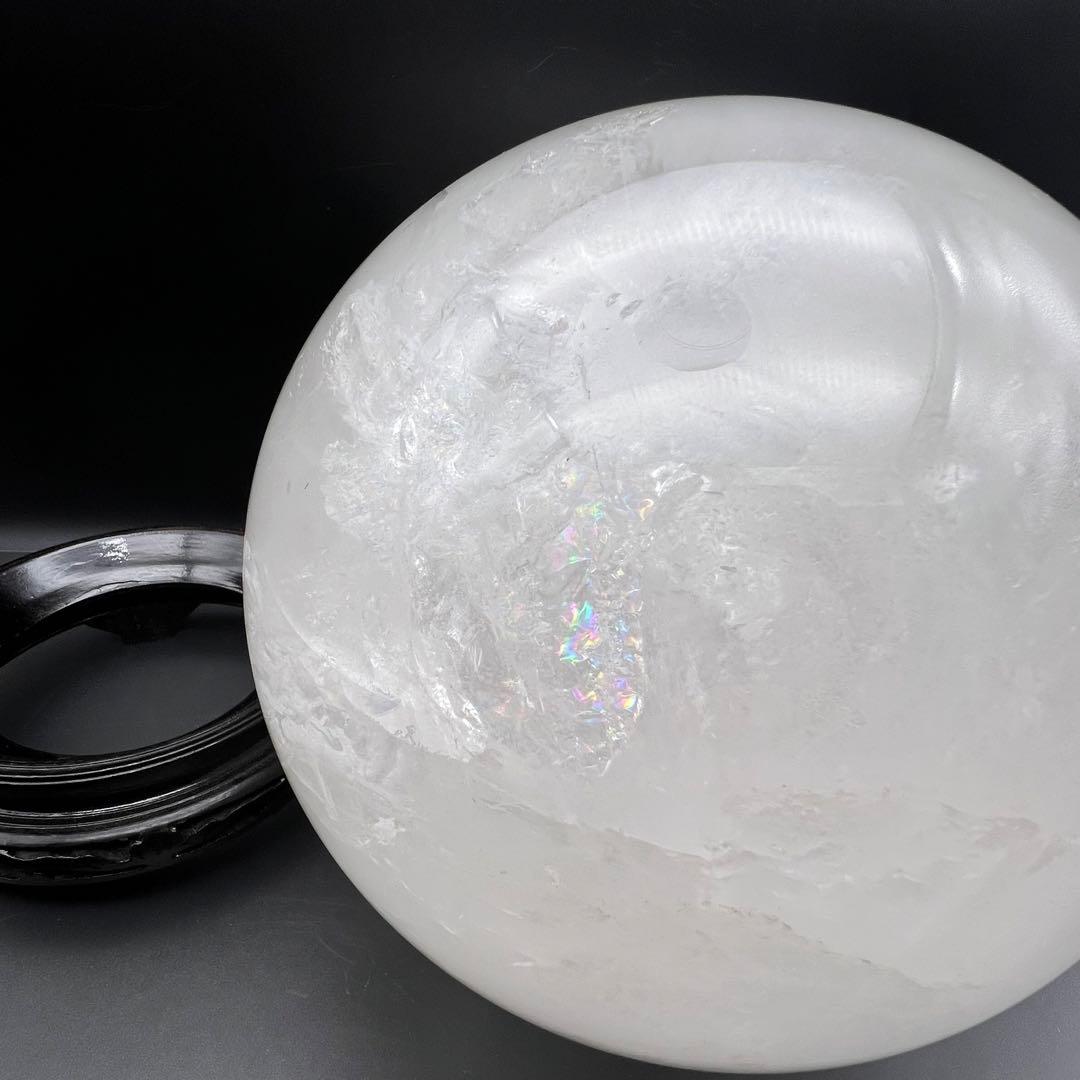 ✳至宝✨究極のお宝品 極上最高大宝珠✨超極大 ヒマラヤ水晶 丸玉 天然石 原石