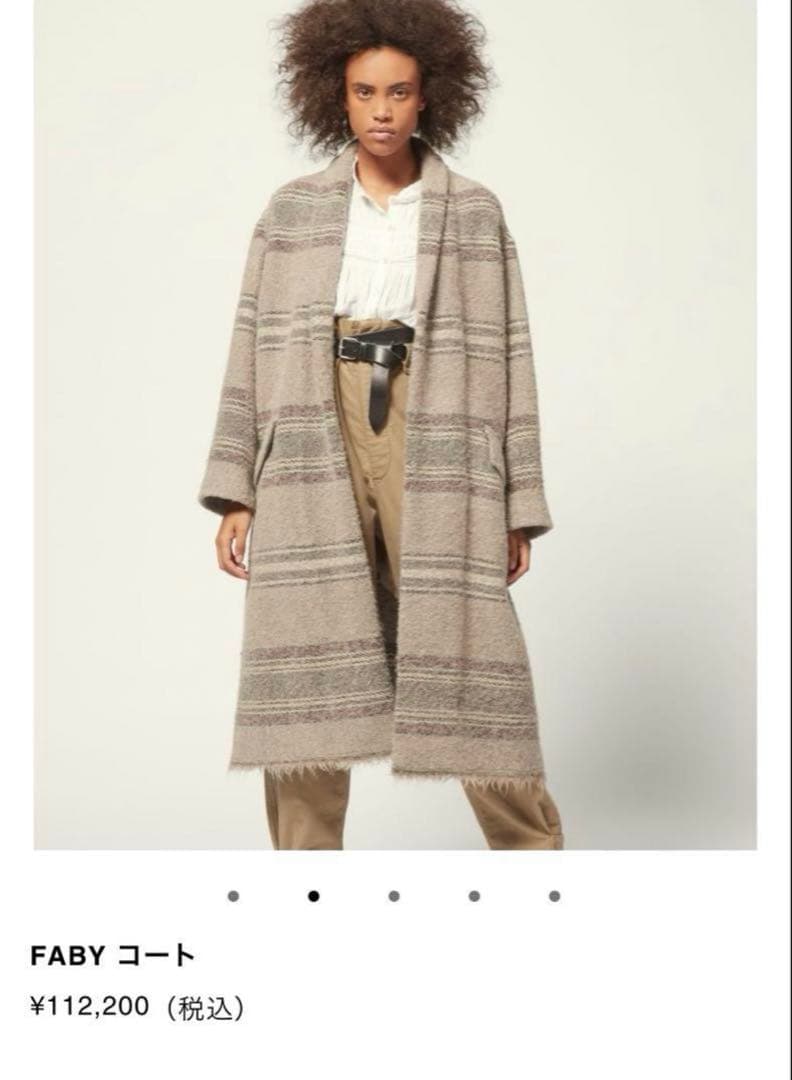 38 ISABEL MARANT ETOILE FabyCoat イザベルマラン