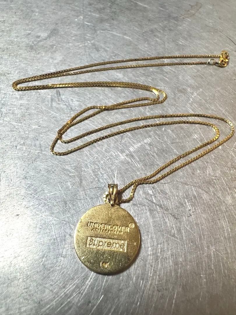 Supreme UNDERCOVER パブリック エネミーネックレス　14k