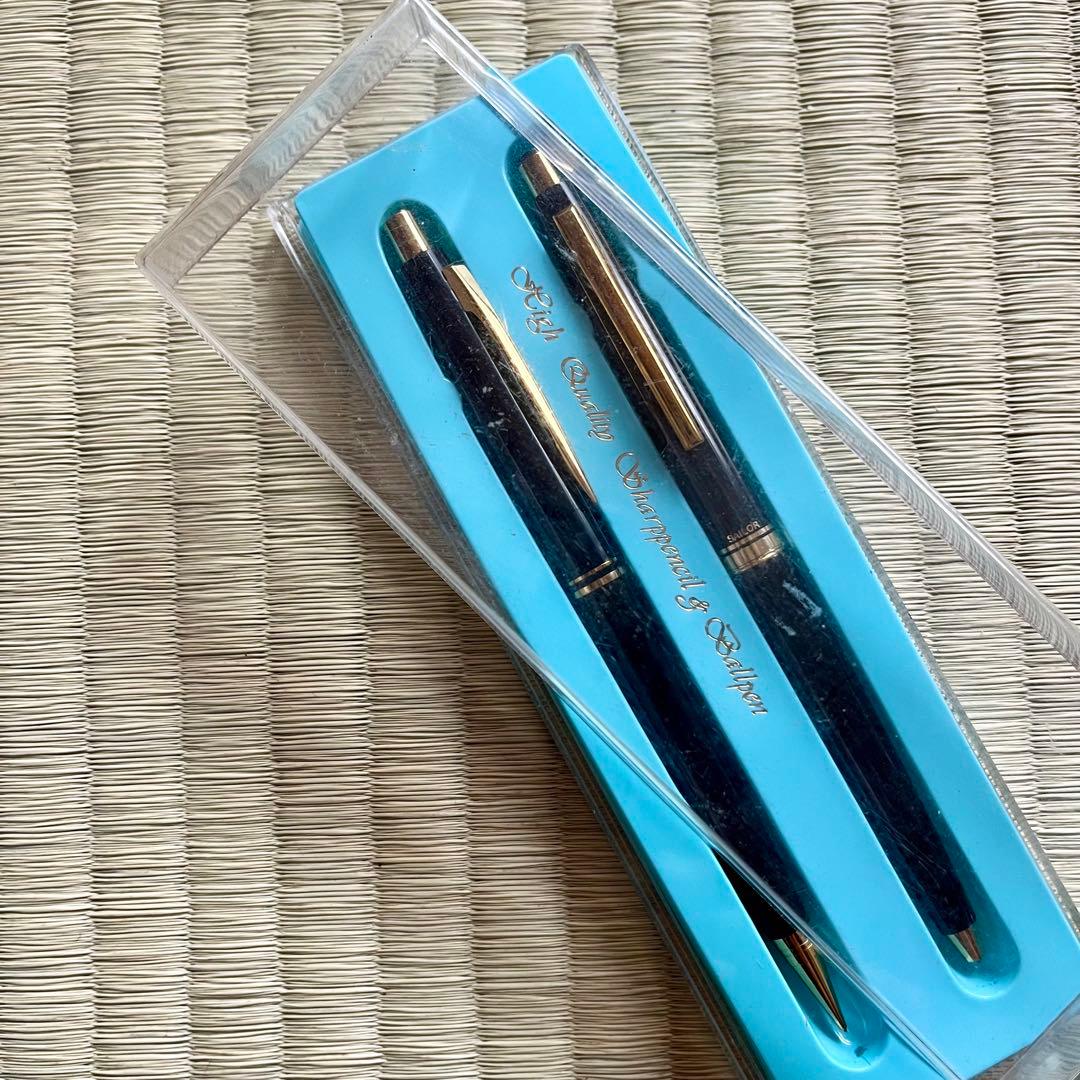 新品未使用>sailor セーラー　昭和アンティーク ボールペンシャーペン箱入り