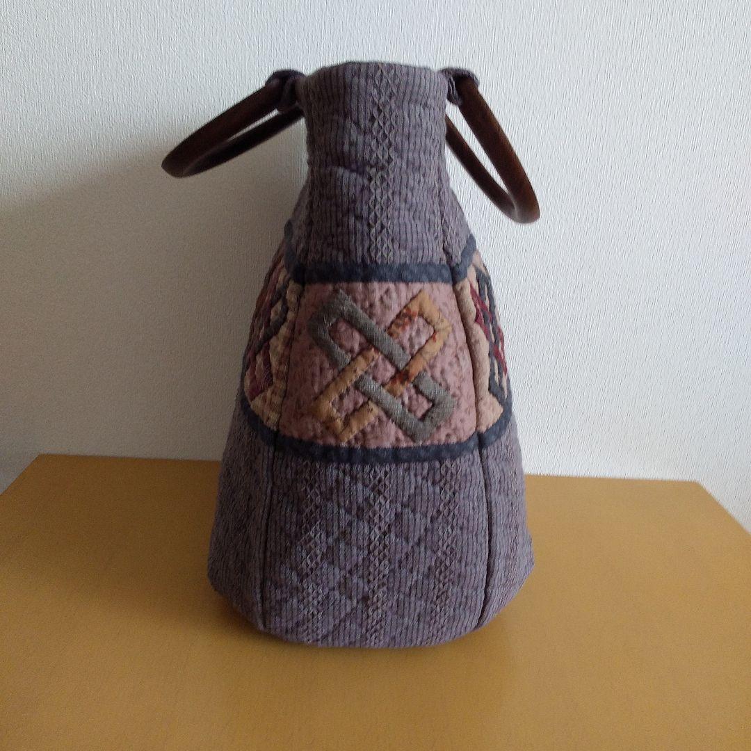 パッチワークキルト　バッグ　ハンドメイド