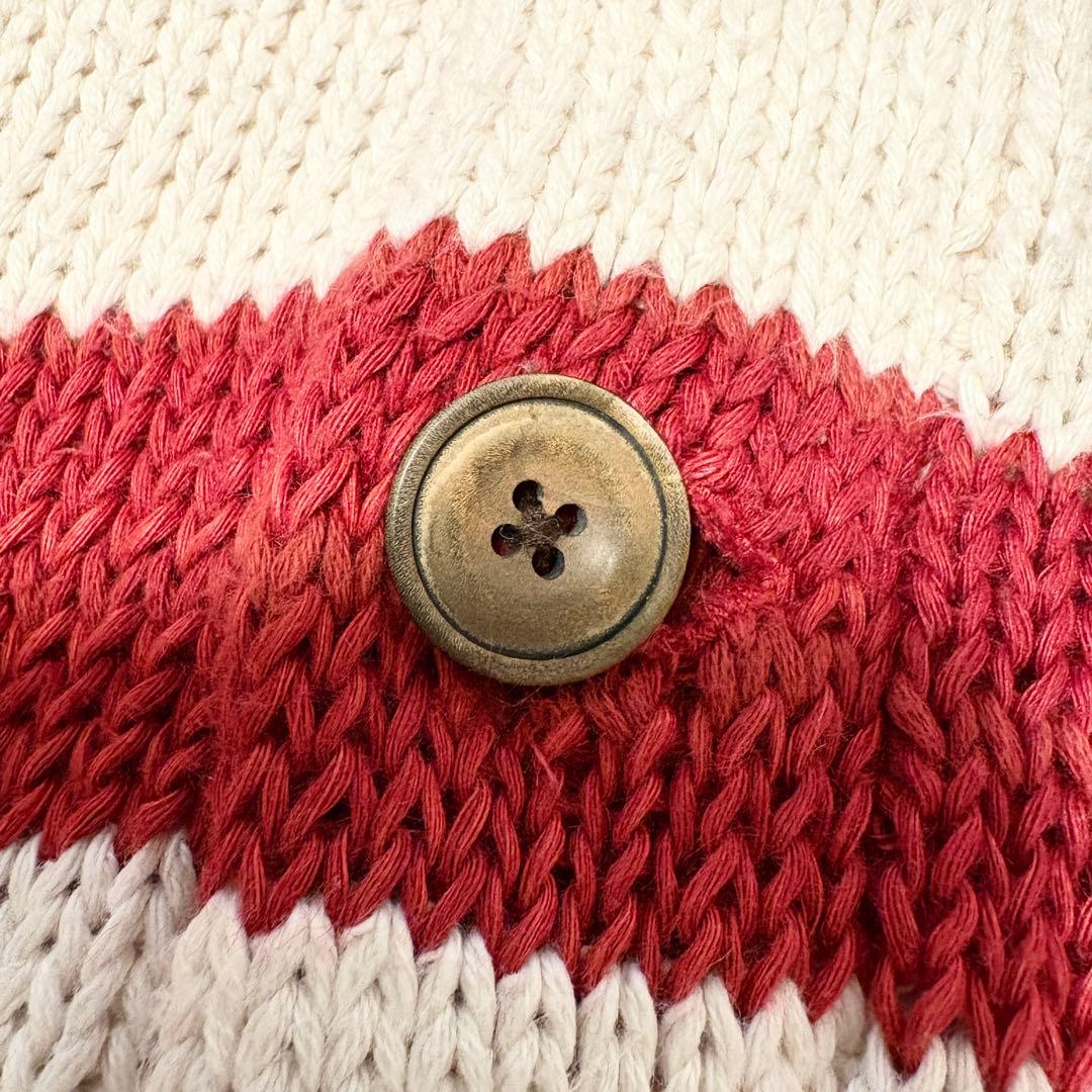 【超希少✨シルク×麻×カシミヤ混✨】POLO 星条旗ショールカラー カーディガン