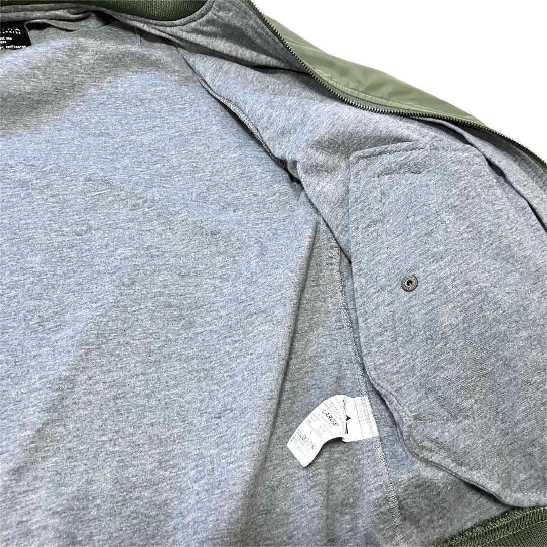 【美品】ALPHA INDUSTRIES MA-1 フライトジャケット オリーブ